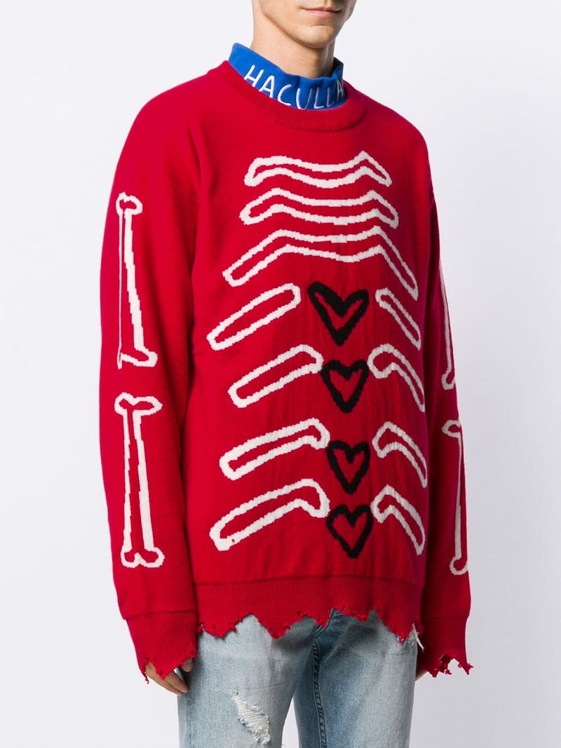 MY INSIDES SWEATER RED