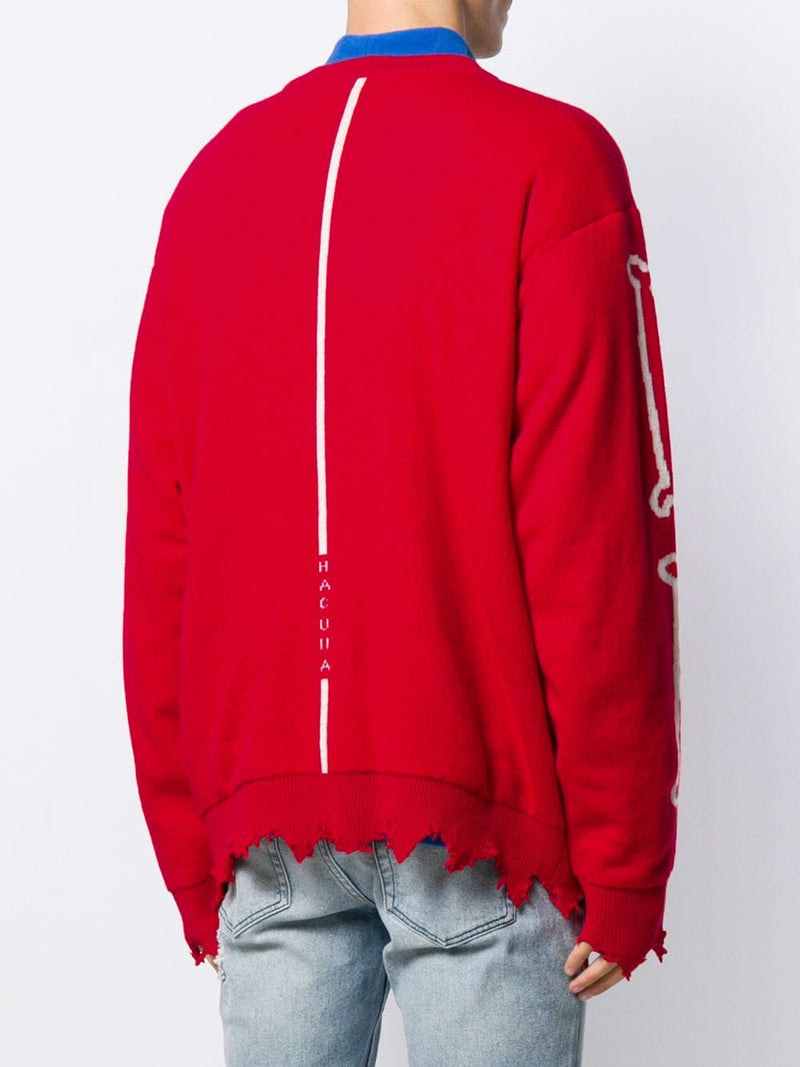MY INSIDES SWEATER RED