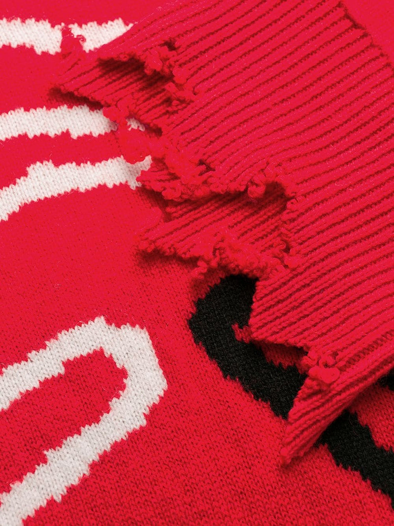 MY INSIDES SWEATER RED