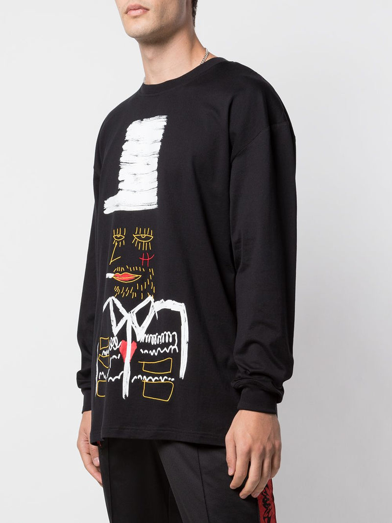 NO SMOKIN' L/S TEE BLACK