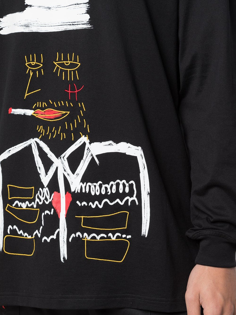 NO SMOKIN' L/S TEE BLACK
