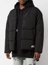 STROKE OF DNA BUBBLE JACKET BLACK