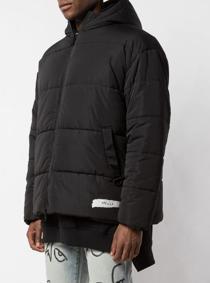 STROKE OF DNA BUBBLE JACKET BLACK