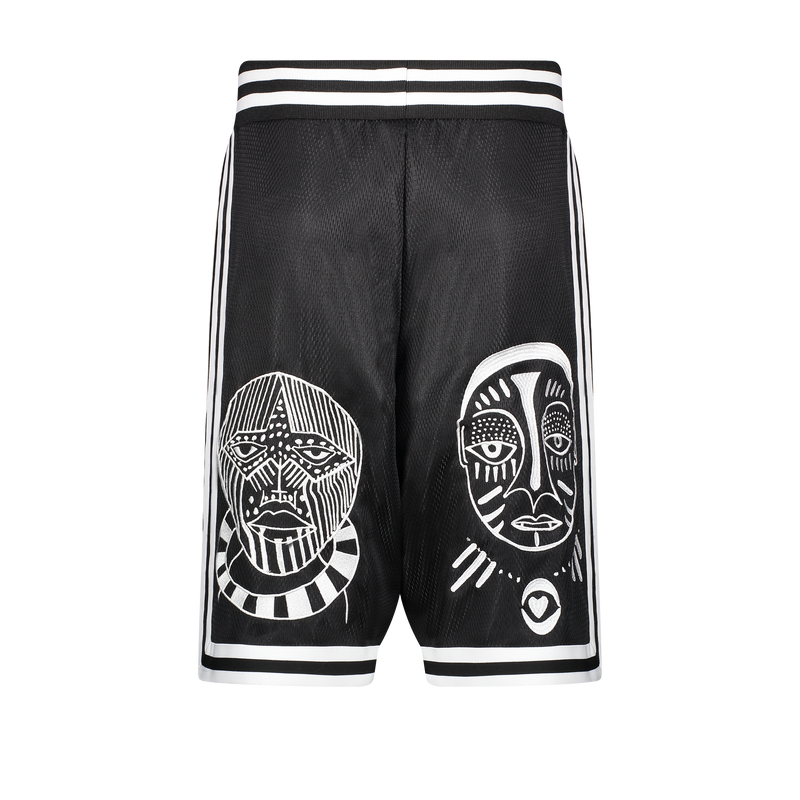 FACE OFF BASKETBALL SHORTS BLACK