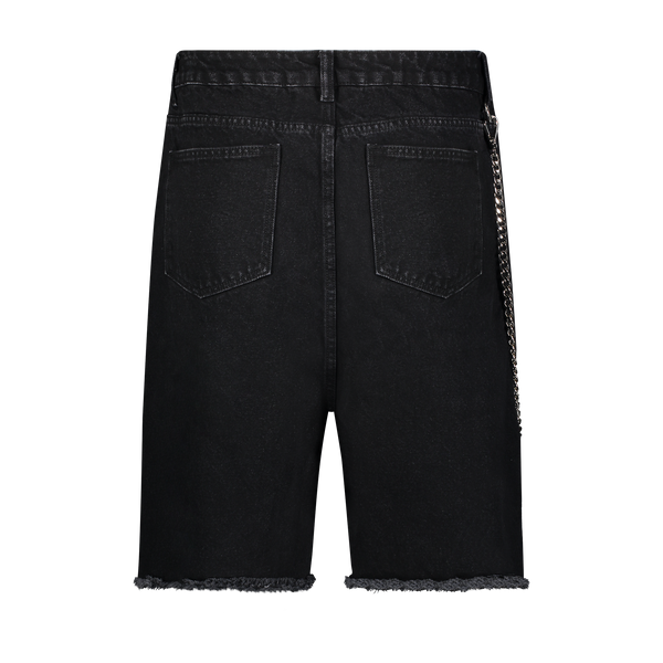 DEMON JEAN SHORT BLACK