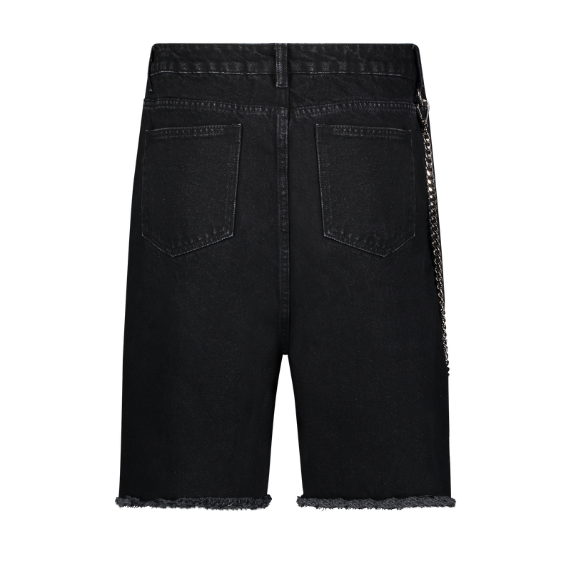 DEMON JEAN SHORT BLACK