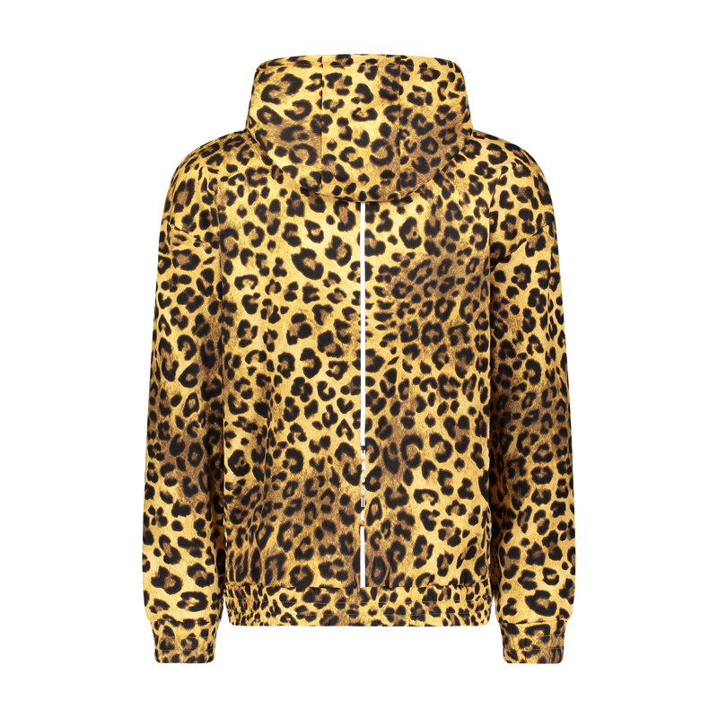 ICONIC EYES ANIMAL HOODIE LEOPARD