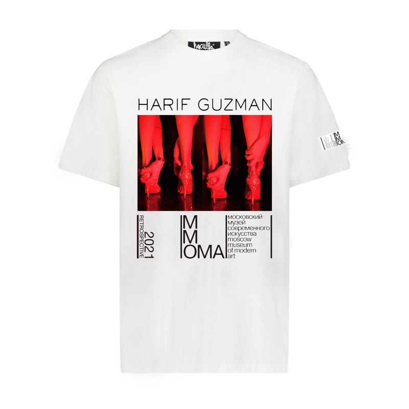 RED LIGHT TEE WHITE