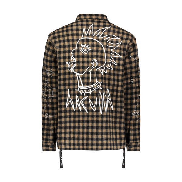 HAC PUNK SHIRT JACKET BROWN