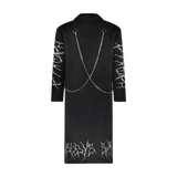 FALLEN ANGEL TRENCH COAT BLACK