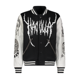 HAC SOULS VARSITY JACKET BLACK/OFF WHITE