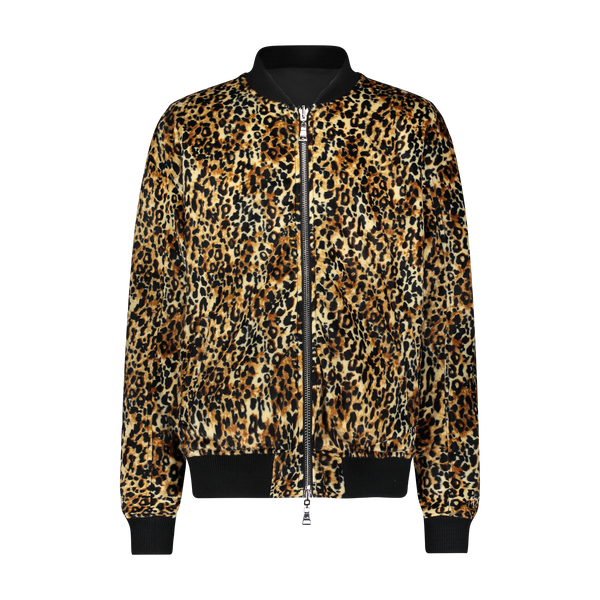 FACE OFF ANIMAL BOMBER BLACK/LEOPARD