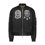 FACE OFF ANIMAL BOMBER BLACK/LEOPARD