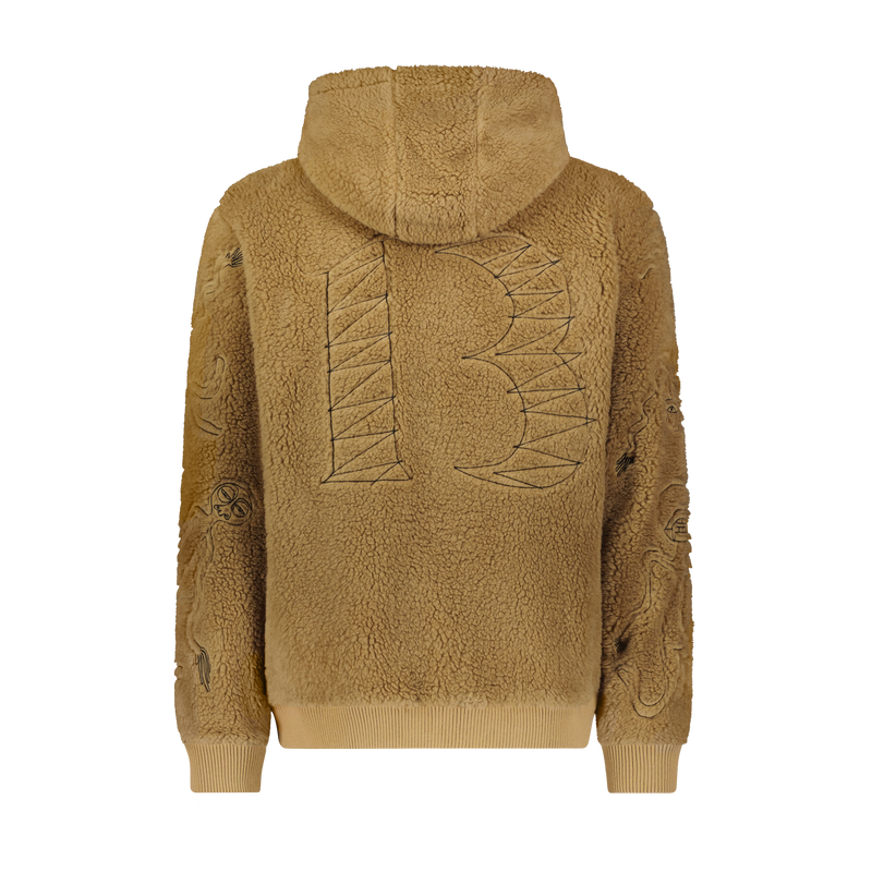 13 SHERPA ZIP UP HOODIE
