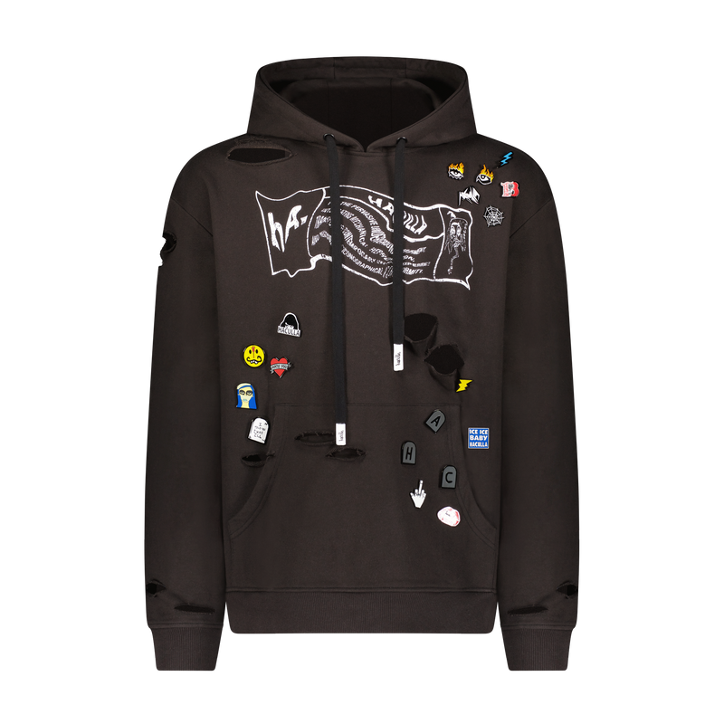 Blackbear terry hoodie top
