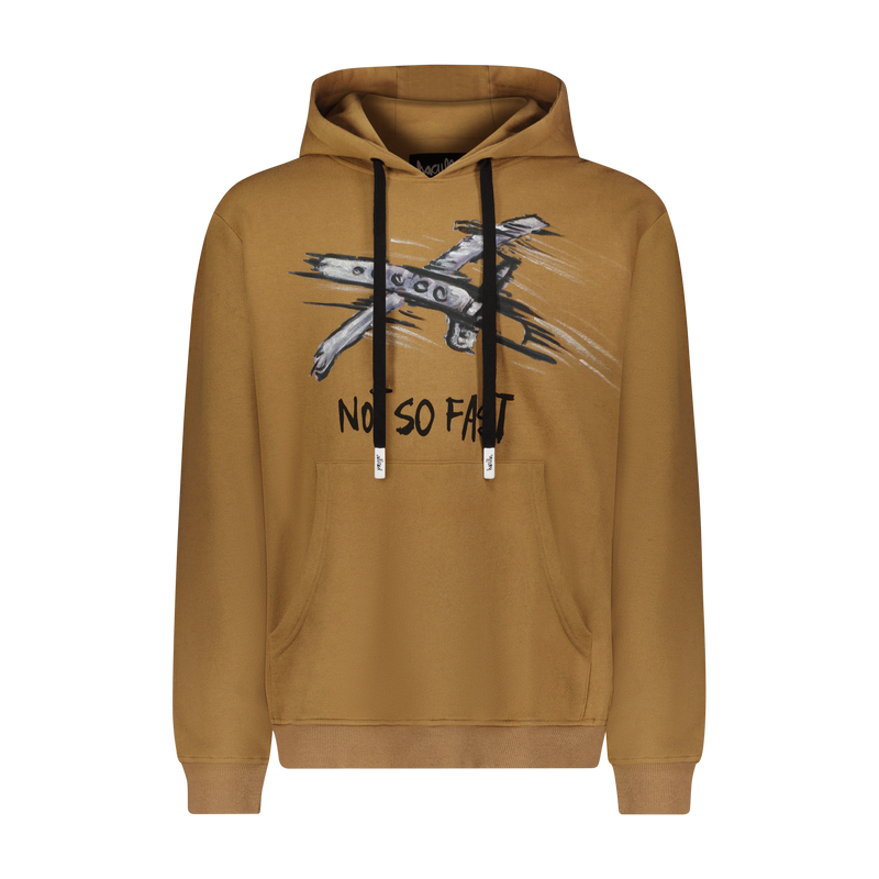 Haculla They#39;re Watching cotton hoodie - Yellow