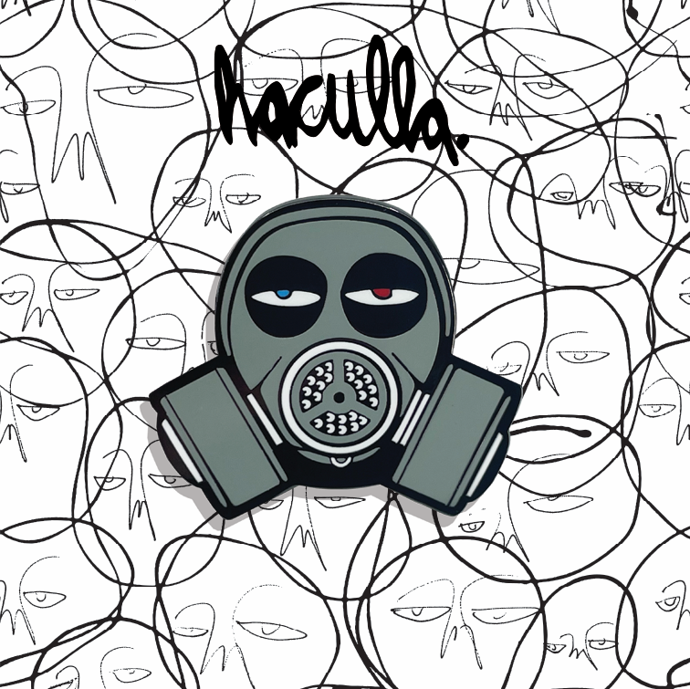 GAS MASK PIN