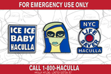 "HACULLA HOTLINE" PIN SET