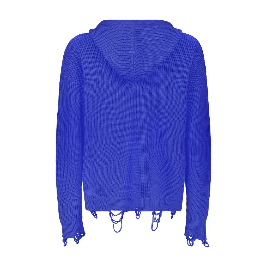 DISTRESSED HACULLA KNITTED SWEATER HOODIE Haculla