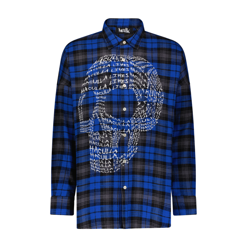 HACULLA LIVES SKULL WOVEN SHIRT