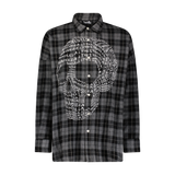 HACULLA LIVES SKULL WOVEN SHIRT