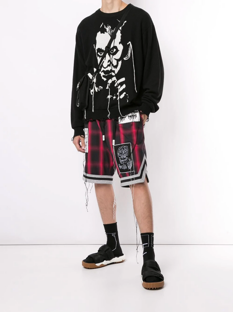 NEVER BEEN BETTER SHORTS INFRARED PLAID