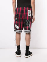 NEVER BEEN BETTER SHORTS INFRARED PLAID