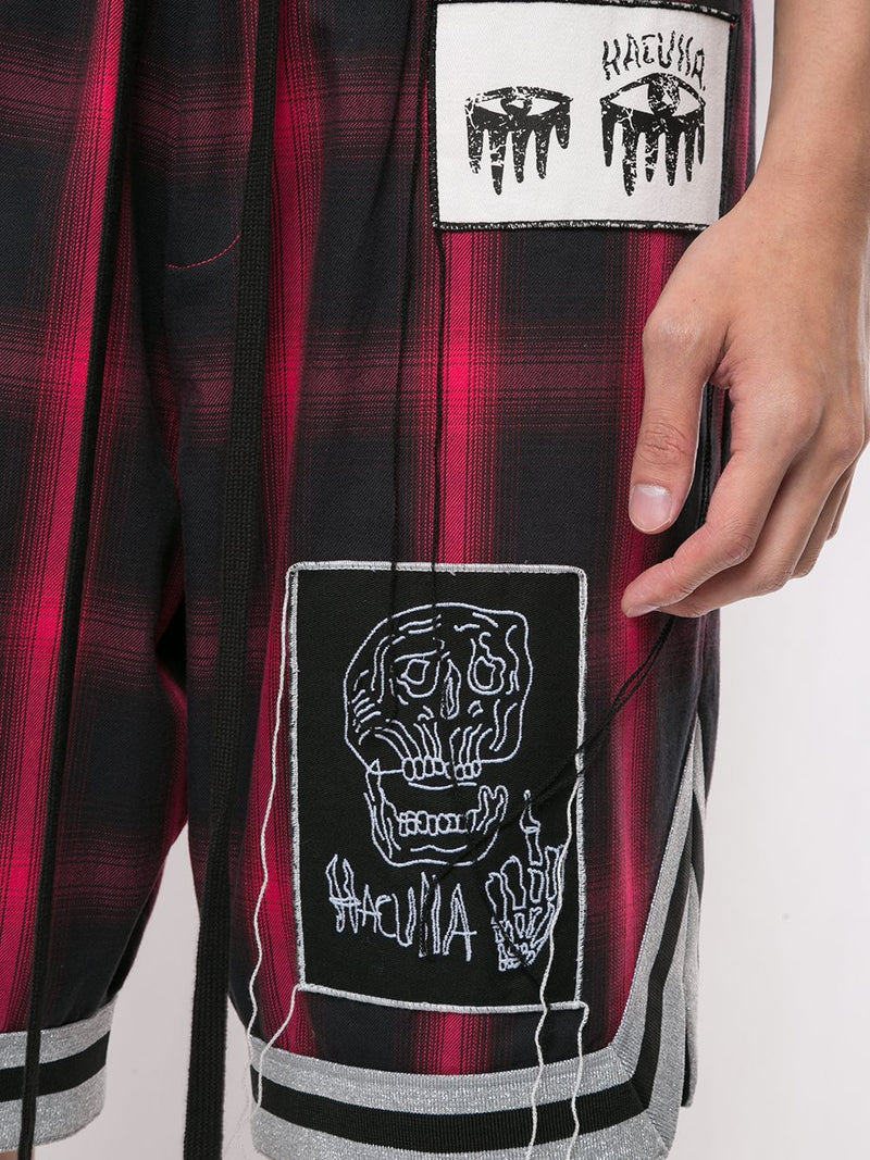 NEVER BEEN BETTER SHORTS INFRARED PLAID