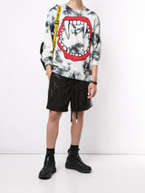 FANGS CREWNECK OFF WHITE TIE DYE