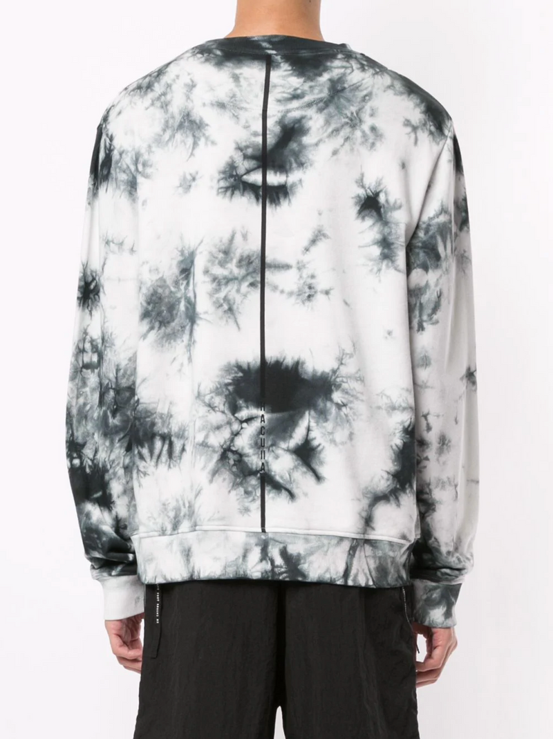 FANGS CREWNECK OFF WHITE TIE DYE