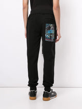 VINTAGE POSTER KNIT JOGGER BLACK