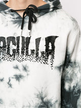 SKULL MYSTERY HOODIE OFF WHITE TIE DYE
