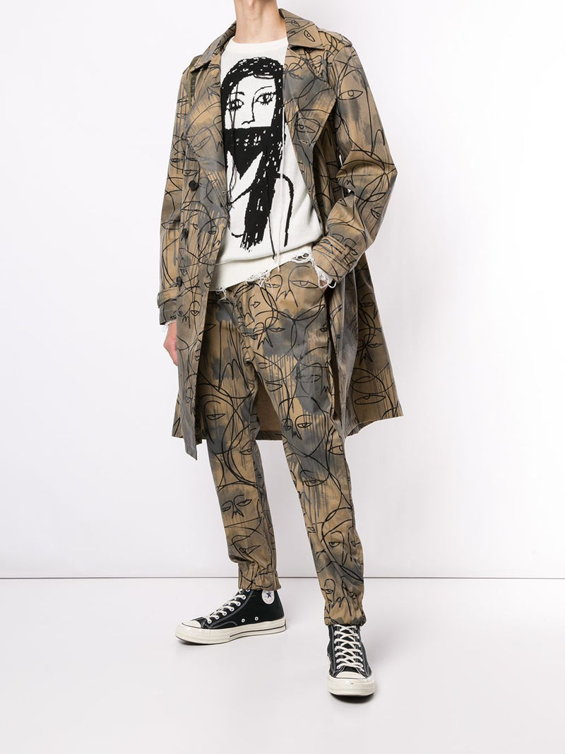 DON__ TELL SWEATER BLACK/OFF WHITE