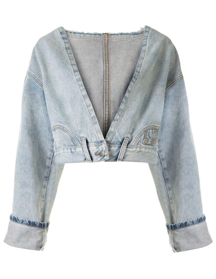 HYBRID DENIM JACKET BLUE WASH