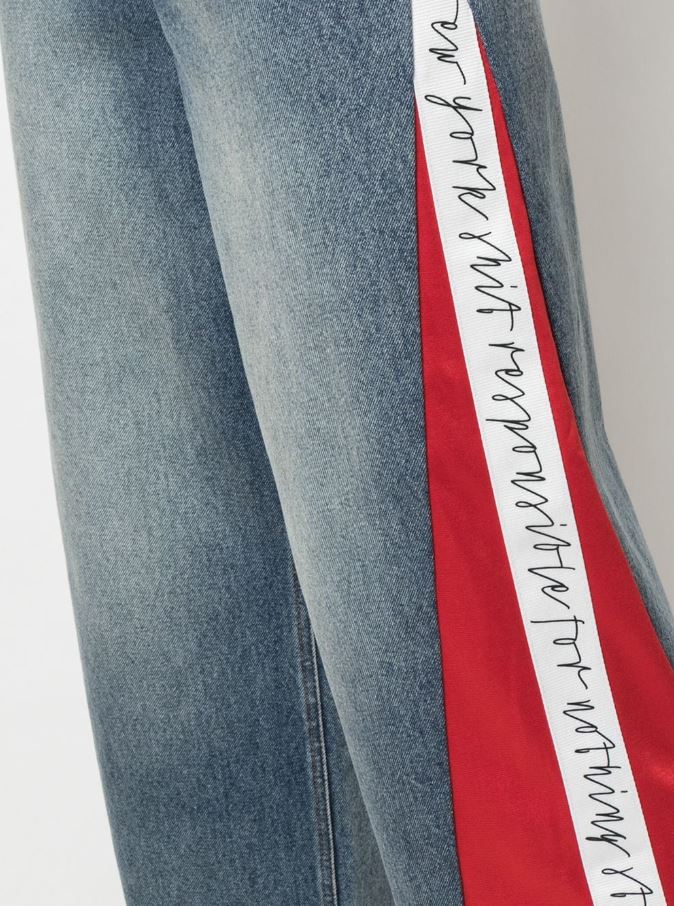 HYBRID DENIM PANT BLUE DENIM/ RED