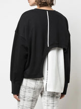 WITCH HYBRID CREWNECK BLACK/ WHITE