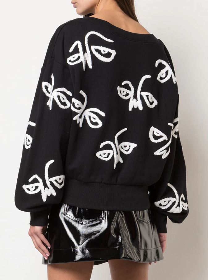 Hacc Jacket HAC ALL OVER CREWNECK BLACK – Haculla