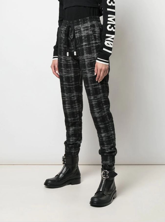 SIGNATURE EYES JOGGER BLACK TWEED