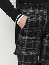 SIGNATURE EYES JOGGER BLACK TWEED