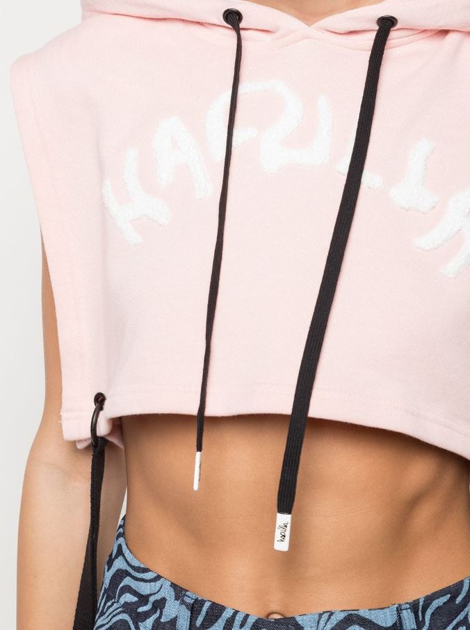 NOUVEAU CROP HOODIE PINK