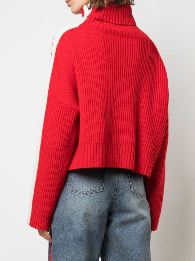 NOUVEAU SWEATER RED/ WHITE