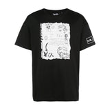 HACULLA NOTEBOOK DROP SHOULDER TEE BLACK