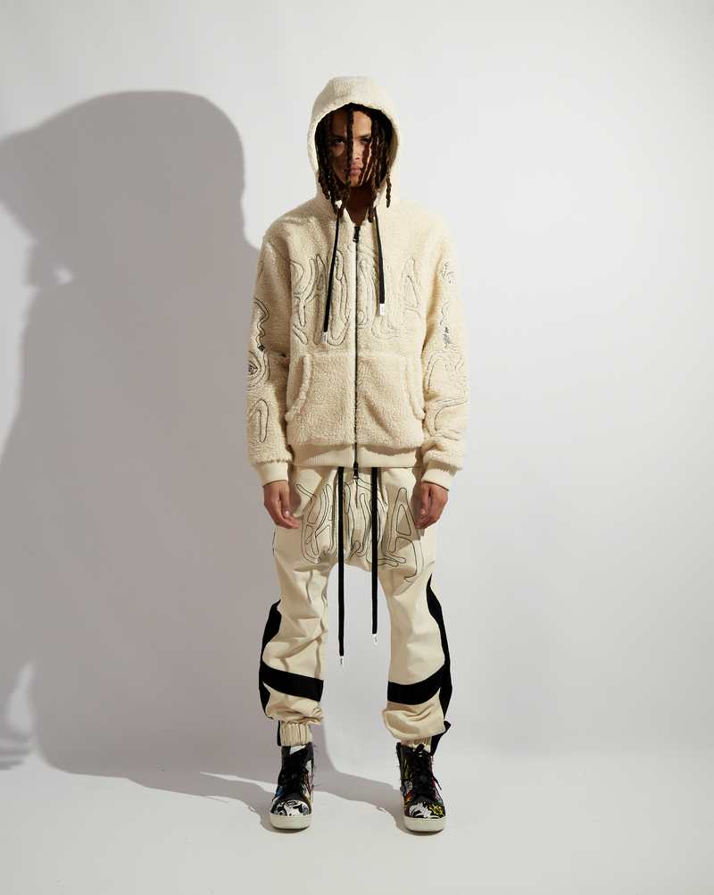 13 SHERPA ZIP UP HOODIE