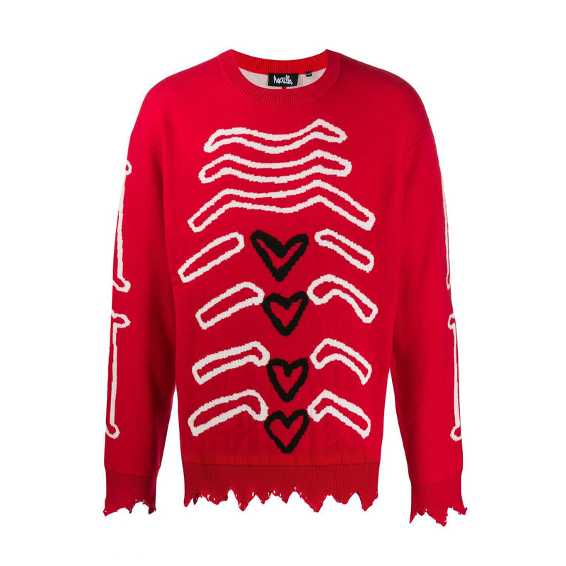 MY INSIDES SWEATER RED