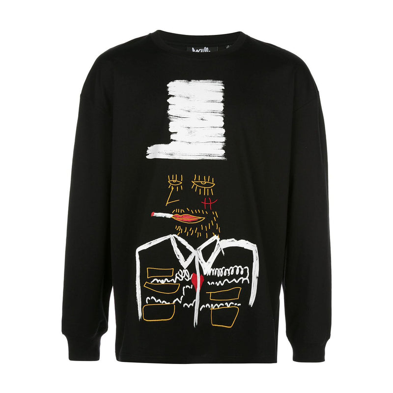 NO SMOKIN' L/S TEE BLACK