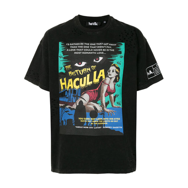 RETURN OF HACULLA VINTAGE TEE BLACK
