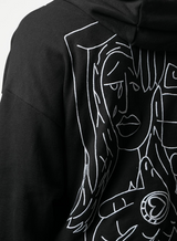 GUY AND HIS GUN DESTRUCTED HOODIE