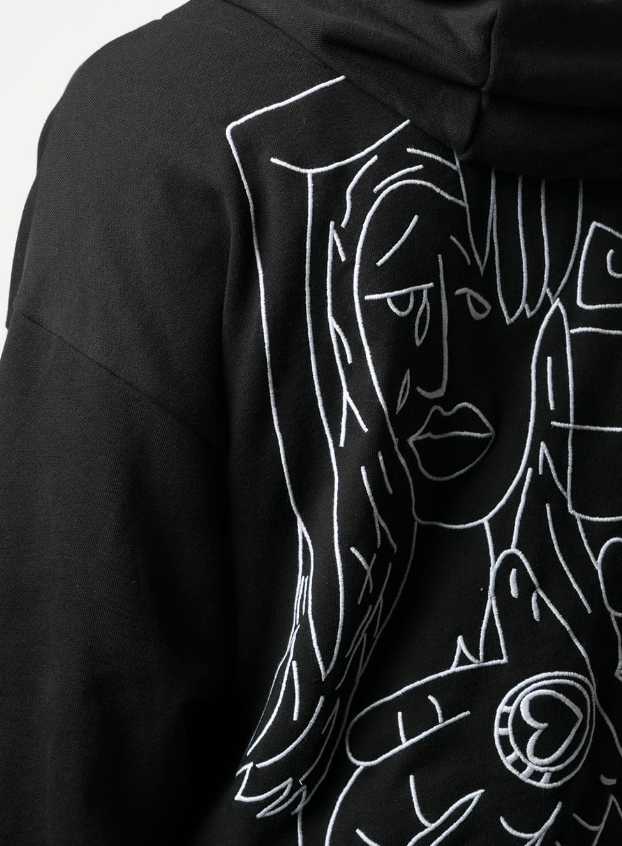GUY AND HIS GUN DESTRUCTED HOODIE