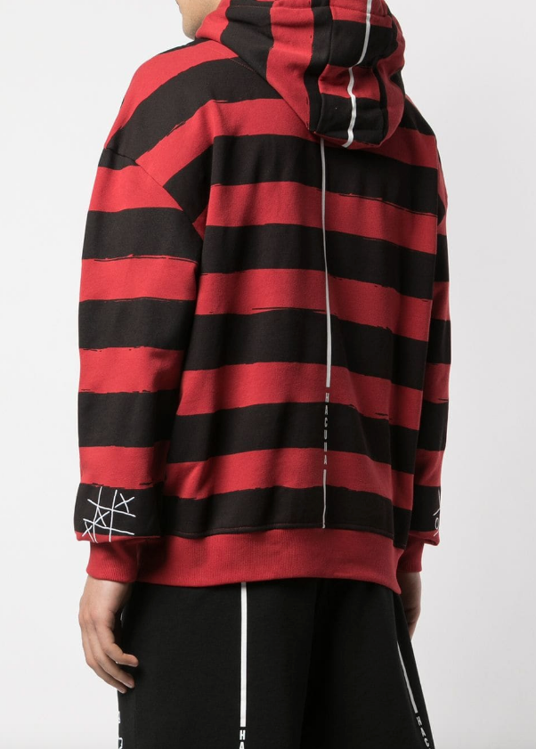 Haculla New York Robber Hoodie L / Black/Red Stripe