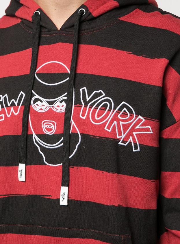 Haculla New York Robber Hoodie L / Black/Red Stripe